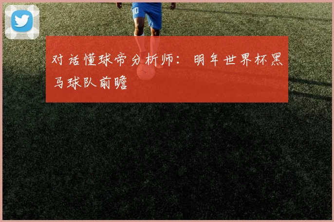 对话懂球帝分析师：明年世界杯黑马球队前瞻